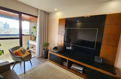 Apartamento no jardim chácara inglesa, são bernardo do campo/sp  terraço panorâmico