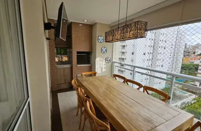 Apartamento espaço cerâmica, são caetano do sul/sp - terraço gourmet, 3 suítes e 2 vagas de garagem