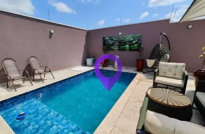 Casa em serra morena com 270m² construídos e 4 dormitórios. destaques: espaço gourmet completo, piscina privativa e localização privilegiada