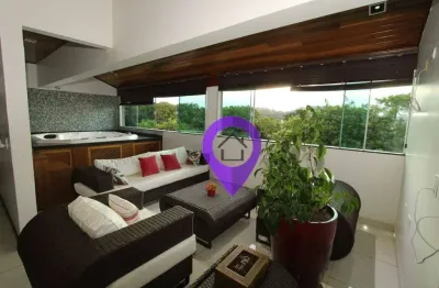 Cobertura de 186m²  em pouso alegre. 3 dormitórios, suíte com hidromassagem, área gourmet e jacuzzi com vista panorâmica