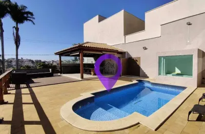 Casa exclusiva de 632m² em pouso alegre com 4 suítes, piscina panorâmica e área gourmet.