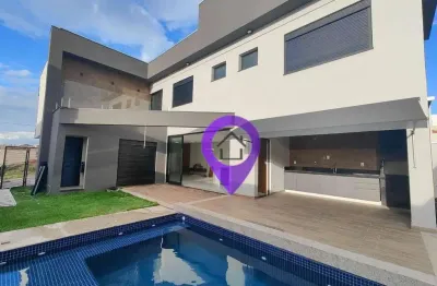 Casa com 4 dormitórios no condomínio las palmas, 228m² construídos. destaques: suíte máster com hidromassagem, piscina aquecida tecnologia sustentável