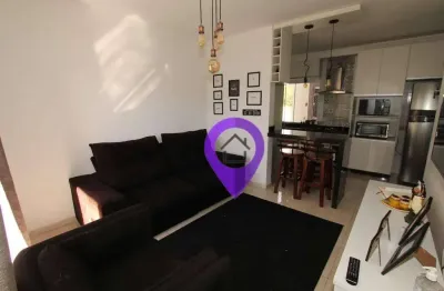 Apartamento à venda no parque dos fontes, pouso alegre/mg. 70m², 2 dormitórios (1 suíte), 1 vaga, cozinha americana e varanda. excelente localização