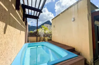 Apartamento/cobertura na Lagoa, 180m² , 3 qtos ,com piscina