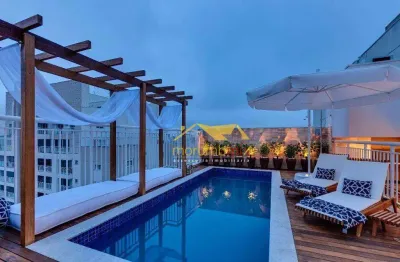 Cobertura com 2 dormitórios à venda, 288 m² por r$ 4.500.000,00 - morumbi - são paulo/sp