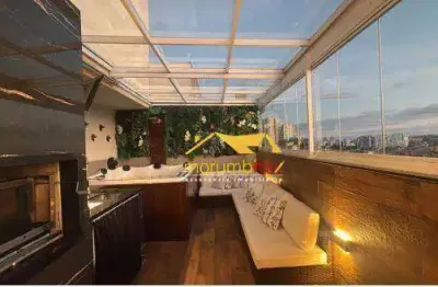 Cobertura com 3 dormitórios à venda, 92 m² por r$ 670.000 - campo limpo - são paulo/sp