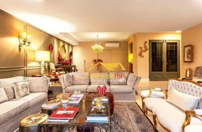 Apartamento com 3 dormitórios à venda, 211 m² por r$ 2.300.000,00 - real parque - são paulo/sp