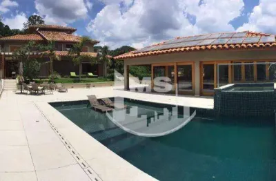 Casa com 4 dormitórios à venda, 720 m² por r$ 4.500.000,00 - centro - vinhedo/sp
