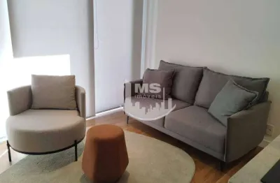Apartamento com 1 dormitório, 38 m² - venda por r$ 700.000 ou aluguel por r$ 4.000,00/mês - cambuí - campinas/sp