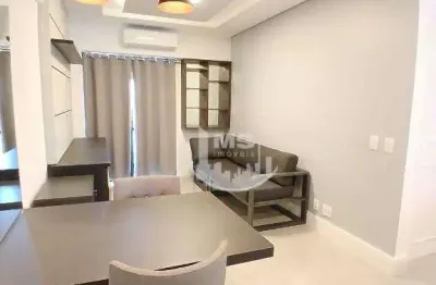 Apartamento com 1 dormitório, 50 m² - venda por r$ 590.000 ou aluguel por r$ 3.900,00/mês - cambuí - campinas/sp