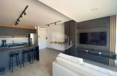 Apartamento com 1 dormitório para alugar, 52 m² por r$ 3.670,00/mês - bosque - campinas/sp
