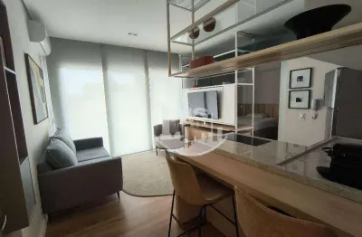 Apartamento com 1 dormitório, 38 m² - venda por r$ 700.000 ou aluguel por r$ 4.500,00/mês - cambuí - campinas/sp