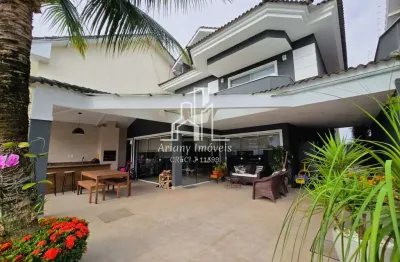 Sand lake residencial | casa triplex 4 suítes 273 m² no recreio