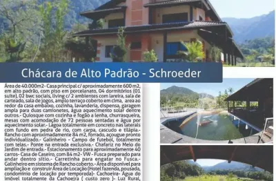 Chácara / sítio com 6 quartos à venda no Duas Mamas, Schroeder 