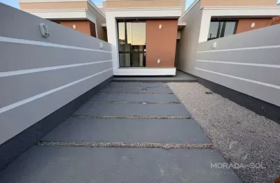 Casa em joaia - tijucas com 57m², 2 dormitórios, 1 suíte, 2 banheiros - locação