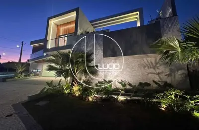 Casa em condomínio fechado com 4 quartos à venda na rua gt 4, condomínio residencial grand trianon, anápolis, 386 m2 por r$ 4.480.000