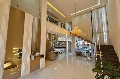 Casa em condomínio fechado com 4 quartos à venda na rua gt 4, condomínio residencial grand trianon, anápolis, 360 m2 por r$ 2.650.000