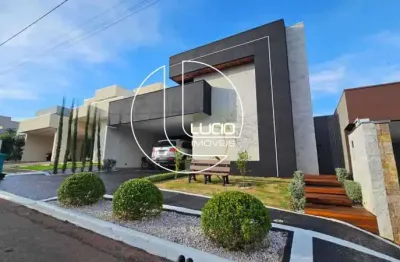 Casa em condomínio fechado com 3 quartos à venda na rua gt 4, condomínio residencial grand trianon, anápolis, 230 m2 por r$ 2.300.000