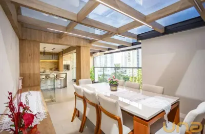 Cobertura semi mobiliada 144m² com 02 dormitórios no jardim bo