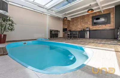 Sobrado campo comprido 3 quartos com piscina coberta e aquecid