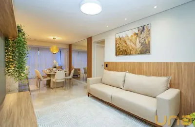 Apartamento decorado 82m² com 02 quartos no cristo rei - curit