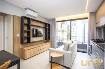 Apartamento mobiliado para alugar com 1 quarto no Batel ? Edif