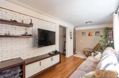 Apartamento mobiliado 80m² com 2 quartos e 2 garagens no ecovi