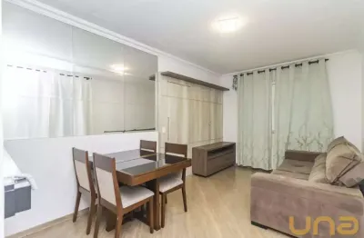 Apartamento mobiliado 55m² com 02 quartos no lindóia - curitib