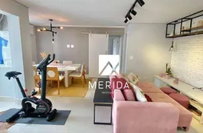 Apartamento com 2 dormitórios à venda, 85 m² por r$ 915.000,00 - jardim - santo andré/sp