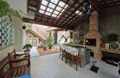 Casa com 3 dormitórios à venda, 301 m² por r$ 2.000.000,00 - jardim bela vista - santo andré/sp