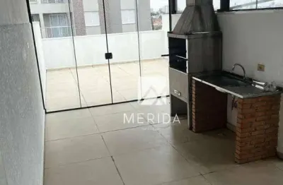 Cobertura com 2 dormitórios à venda, 100 m² por r$ 547.000,00 - campestre - santo andré/sp