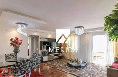 Apartamento com 3 dormitórios à venda, 115 m² por r$ 1.200.000,00 - vila valparaíso - santo andré/sp