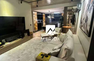 Apartamento com 2 dormitórios à venda, 90 m² por r$ 1.250.000,00 - jardim - santo andré/sp