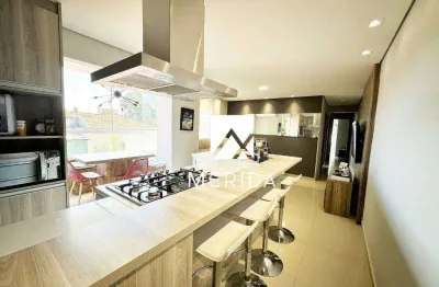 Apartamento com 3 dormitórios à venda, 89 m² por r$ 690.000,00 - campestre - santo andré/sp