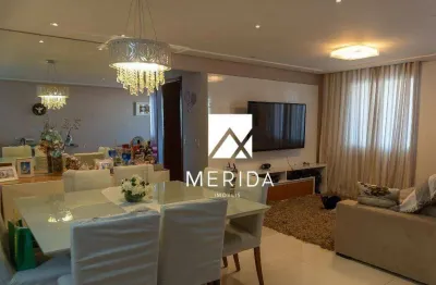 Apartamento com 3 dormitórios à venda, 115 m² por r$ 990.000,00 - vila valparaíso - santo andré/sp