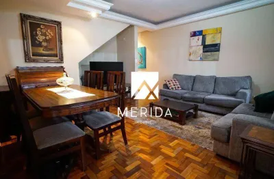 Sobrado com 3 dormitórios à venda, 165 m² por r$ 840.000,00 - jardim - santo andré/sp