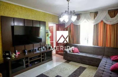 Sobrado com 3 dormitórios à venda, 176 m² por r$ 980.000,00 - vila assunção - santo andré/sp