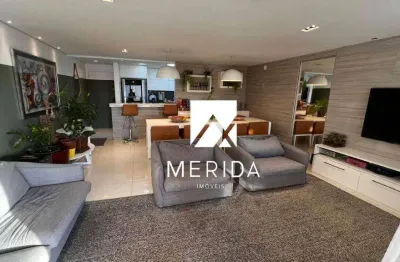 Apartamento com 3 dormitórios à venda, 115 m² por r$ 1.100.000,00 - vila valparaíso - santo andré/sp