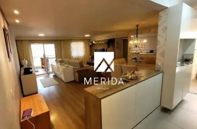 Apartamento com 3 dormitórios à venda, 115 m² por r$ 1.055.000,00 - vila valparaíso - santo andré/sp