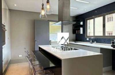 Apartamento com 3 dormitórios à venda, 160 m² por r$ 3.499.000,00 - jardim - santo andré/sp