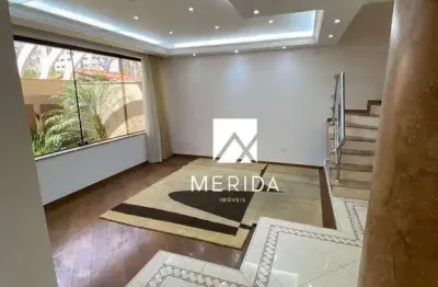 Sobrado com 3 dormitórios para alugar, 208 m² por r$ 7.750,01/mês - jardim - santo andré/sp