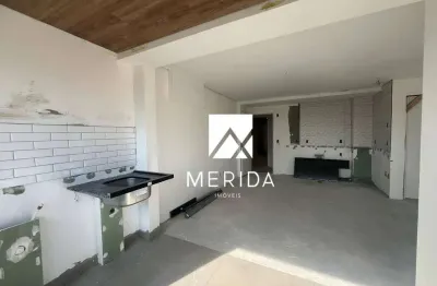 Apartamento duplex com 1 dormitório à venda, 42 m² por r$ 580.000,00 - jardim - santo andré/sp