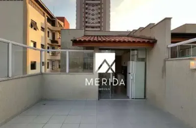 Cobertura com 2 dormitórios à venda, 89 m² por r$ 580.000,00 - campestre - santo andré/sp