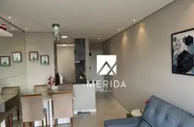 Apartamento com 2 dormitórios à venda, 54 m² por r$ 371.000,00 - vila humaitá - santo andré/sp