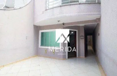 Sobrado com 3 dormitórios para alugar, 135 m² por r$ 5.588,01/mês - jardim - santo andré/sp