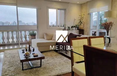 Cobertura com 3 dormitórios para alugar, 187 m² por r$ 10.330,01/mês - jardim bela vista - santo andré/sp