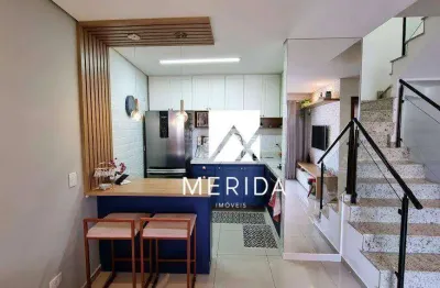 Sobrado com 2 dormitórios à venda, 130 m² - campestre - santo andré/sp