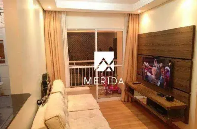 Apartamento com 2 dormitórios à venda, 58 m² por r$ 495.000,00 - campestre - santo andré/sp