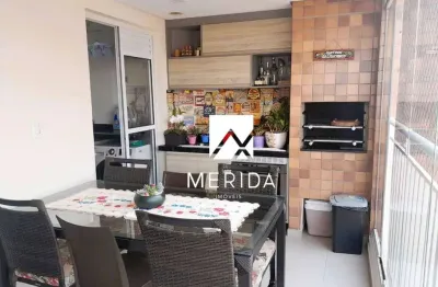 Apartamento com 3 dormitórios à venda, 86 m² por r$ 746.000,00 - vila valparaíso - santo andré/sp
