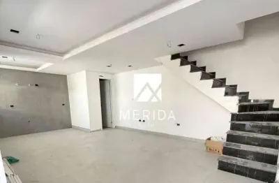 Sobrado com 3 dormitórios à venda, 83 m² - jardim - santo andré/sp